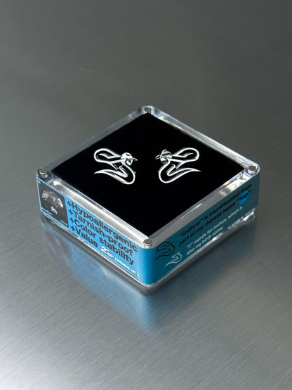 The Shape of Devotion stud earrings