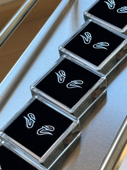 The Shape of Devotion stud earrings