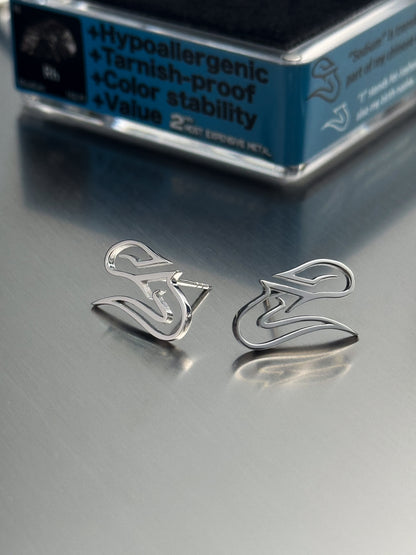 The Shape of Devotion stud earrings