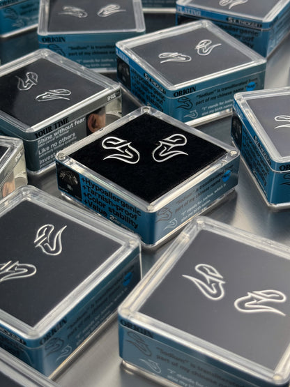 The Shape of Devotion stud earrings