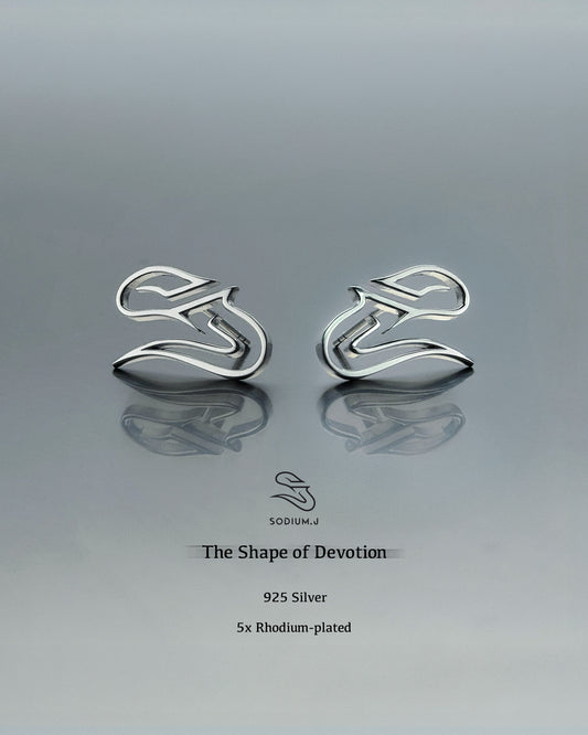 The Shape of Devotion stud earrings