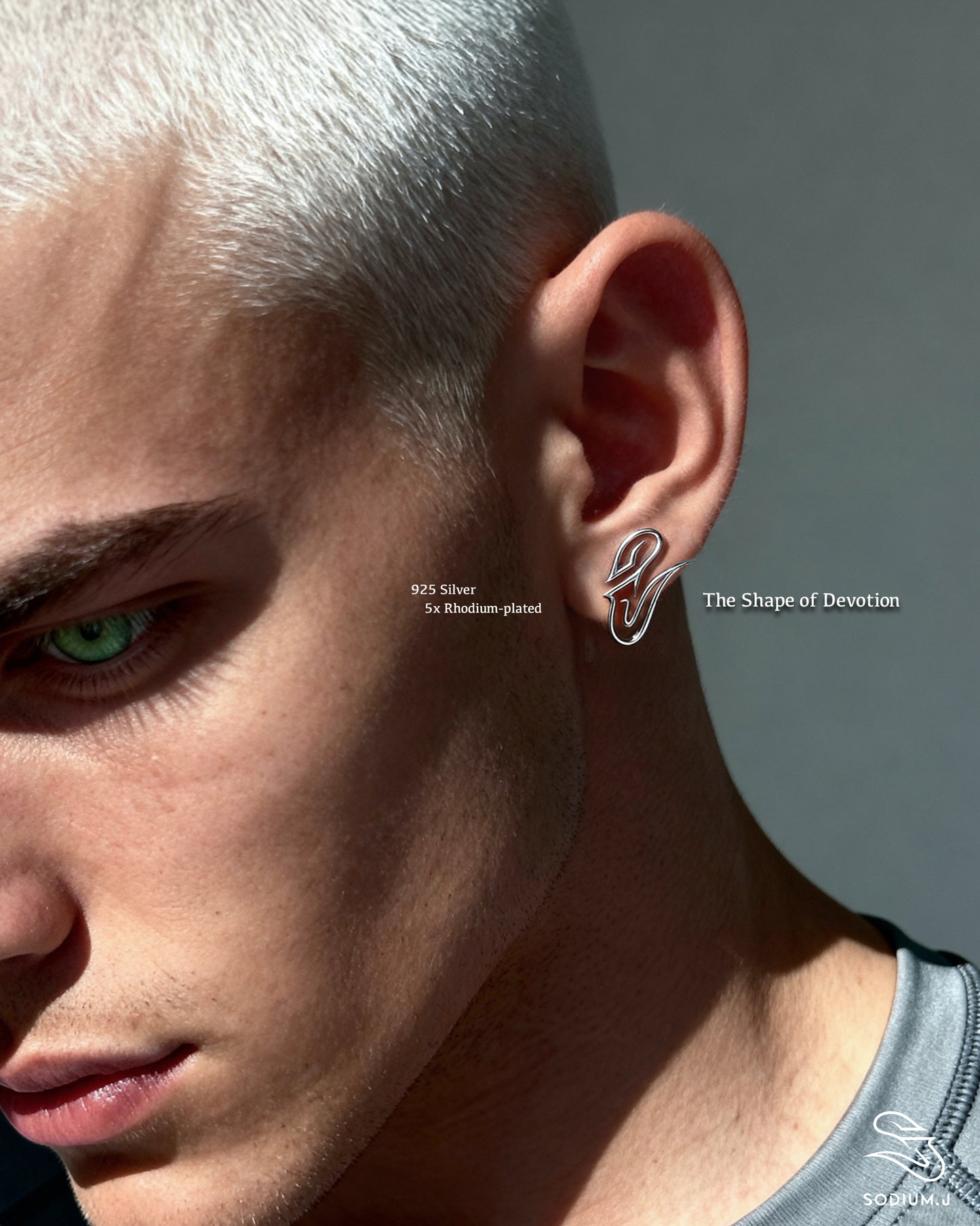 The Shape of Devotion stud earrings