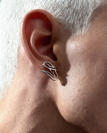 The Shape of Devotion stud earrings