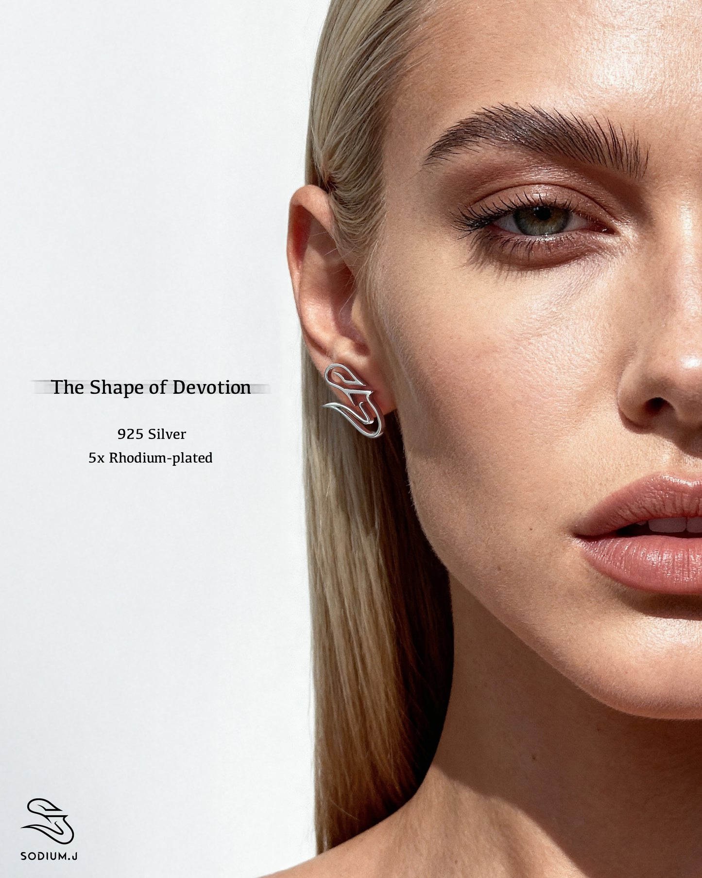 The Shape of Devotion stud earrings